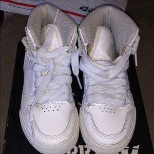 Supra kids white sneakers size 11